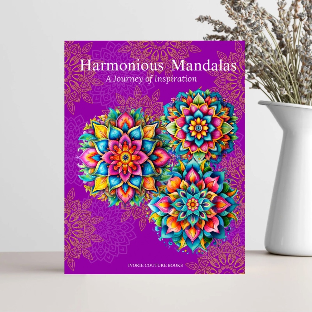 Harmonious Mandala: A Journey of Inspiration – Inspirational Coloring Book